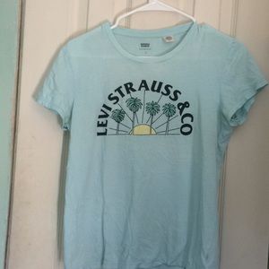 Levi strauss blue t shirt